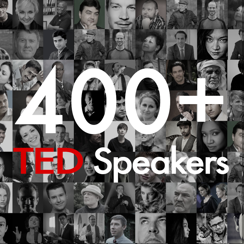 400+ TED Speakers